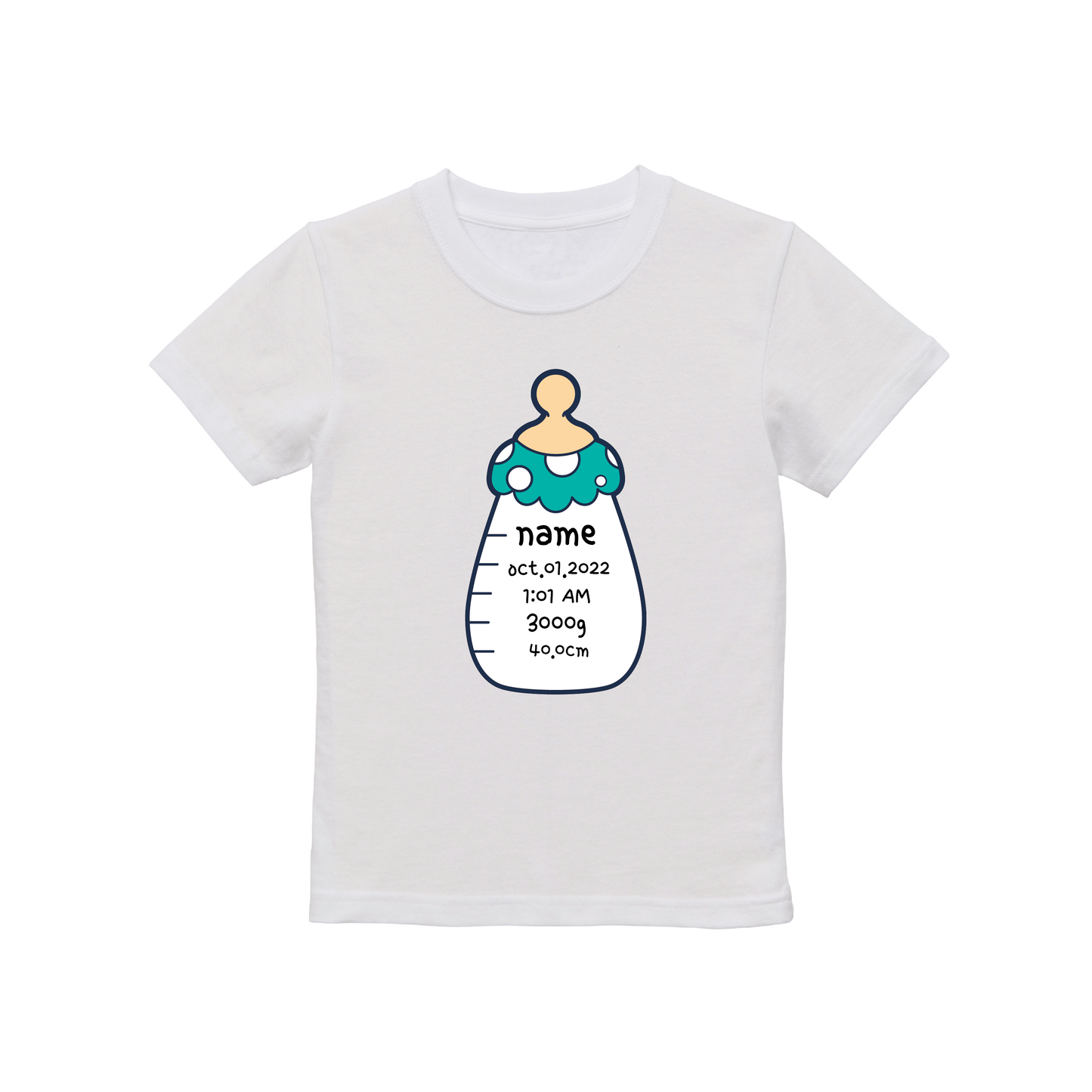 哺乳瓶tシャツ(ホワイト)