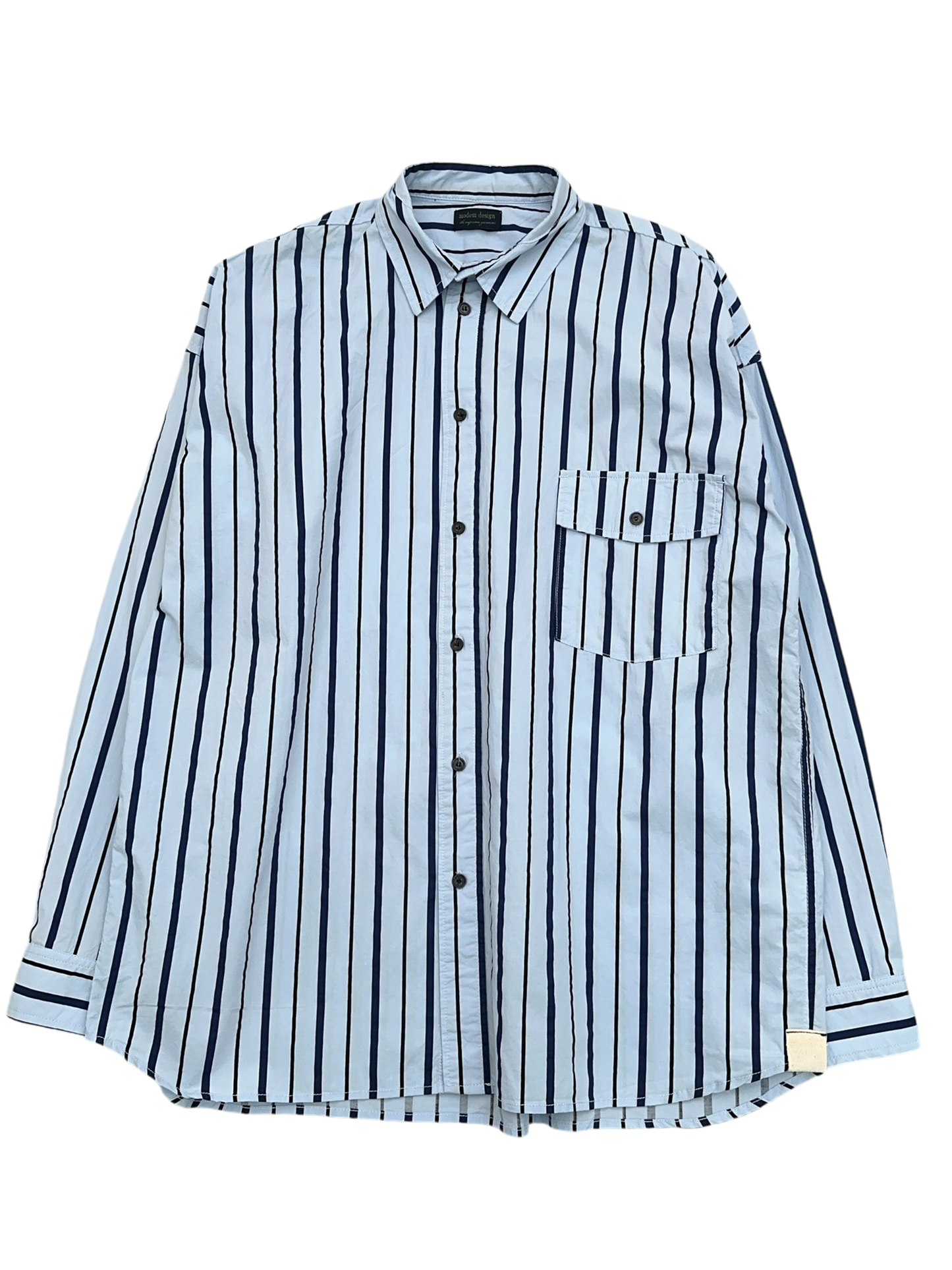 modem design striped shirt