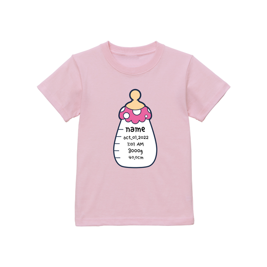 Baby bottle t-shirt (pink)